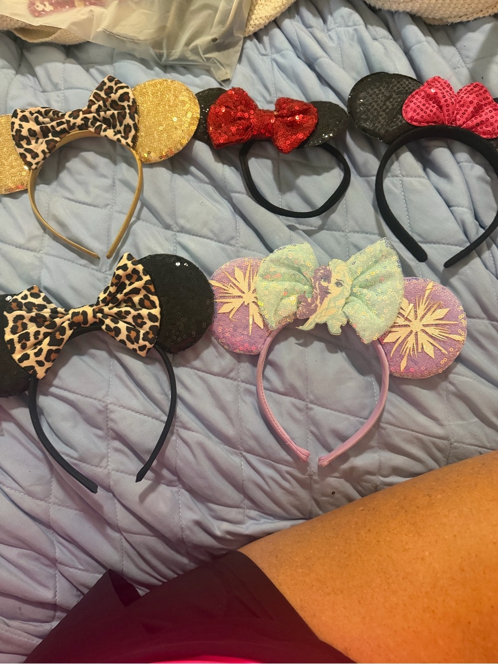 Kids Sequin Minnie Ear Headbands - Assorted Colors